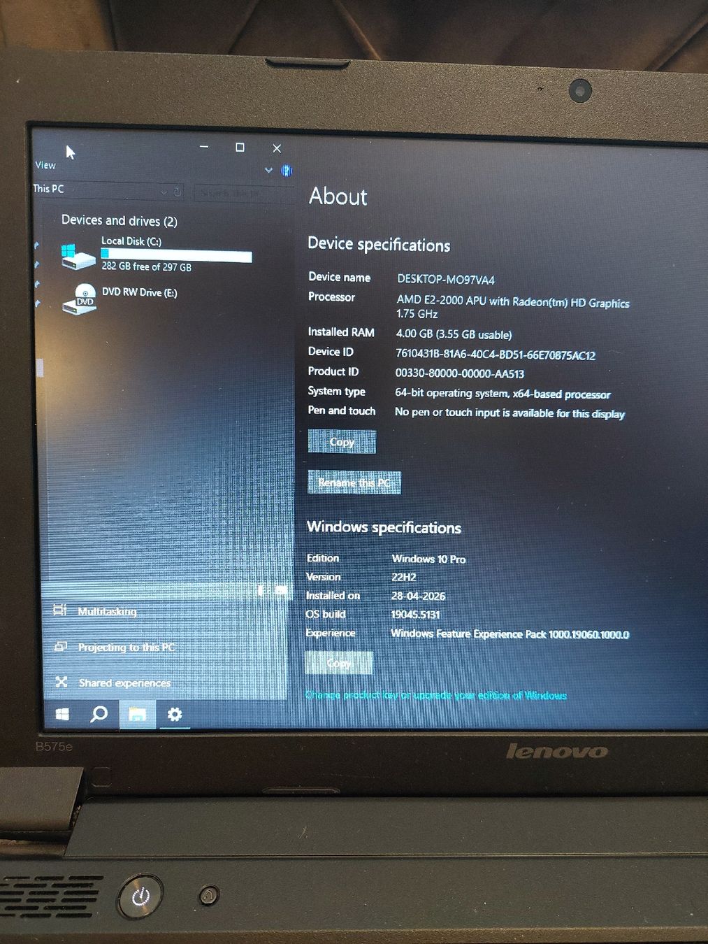 Lenovo Notebook: Lenovo B570e - Ordinateur portable 15.6" – Usato da Meyrin venduto da aki_1971 5