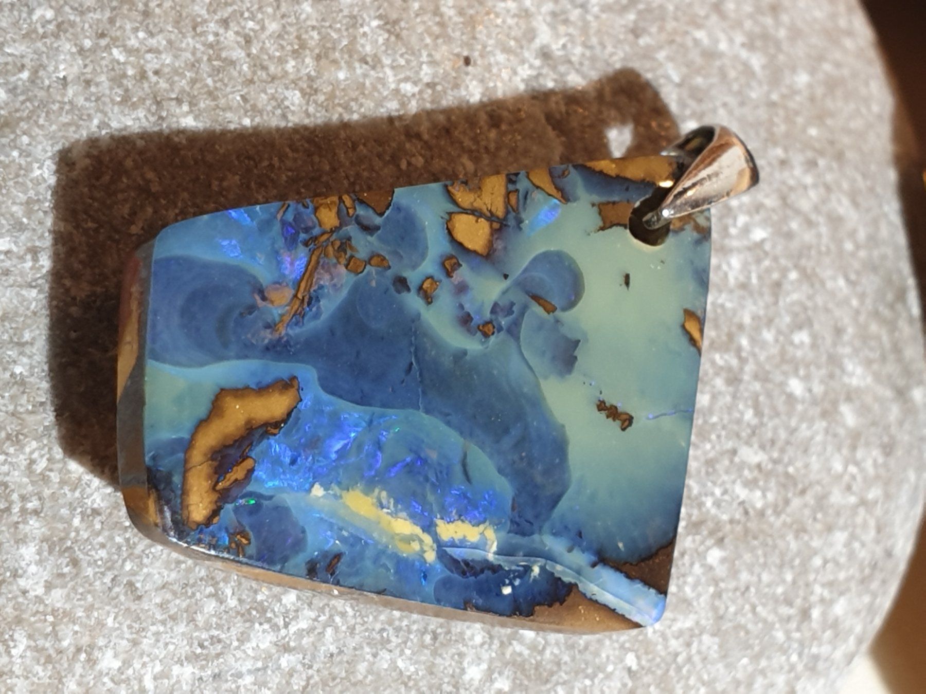 Ciondoli: Anhänger Boulder Opal. – Nuovo (secondo la descrizione) da Niederbüren venduto da Raphael014 8