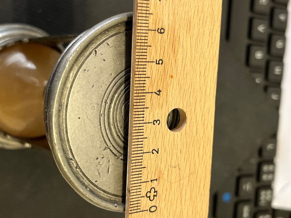 Antike Sanduhr Aus Messing – 1-Minuten-Timer, Mit Grauem Lederetui, Ca. 8,5 Cm Hoch, Für Dekoration & Zeitmanagement