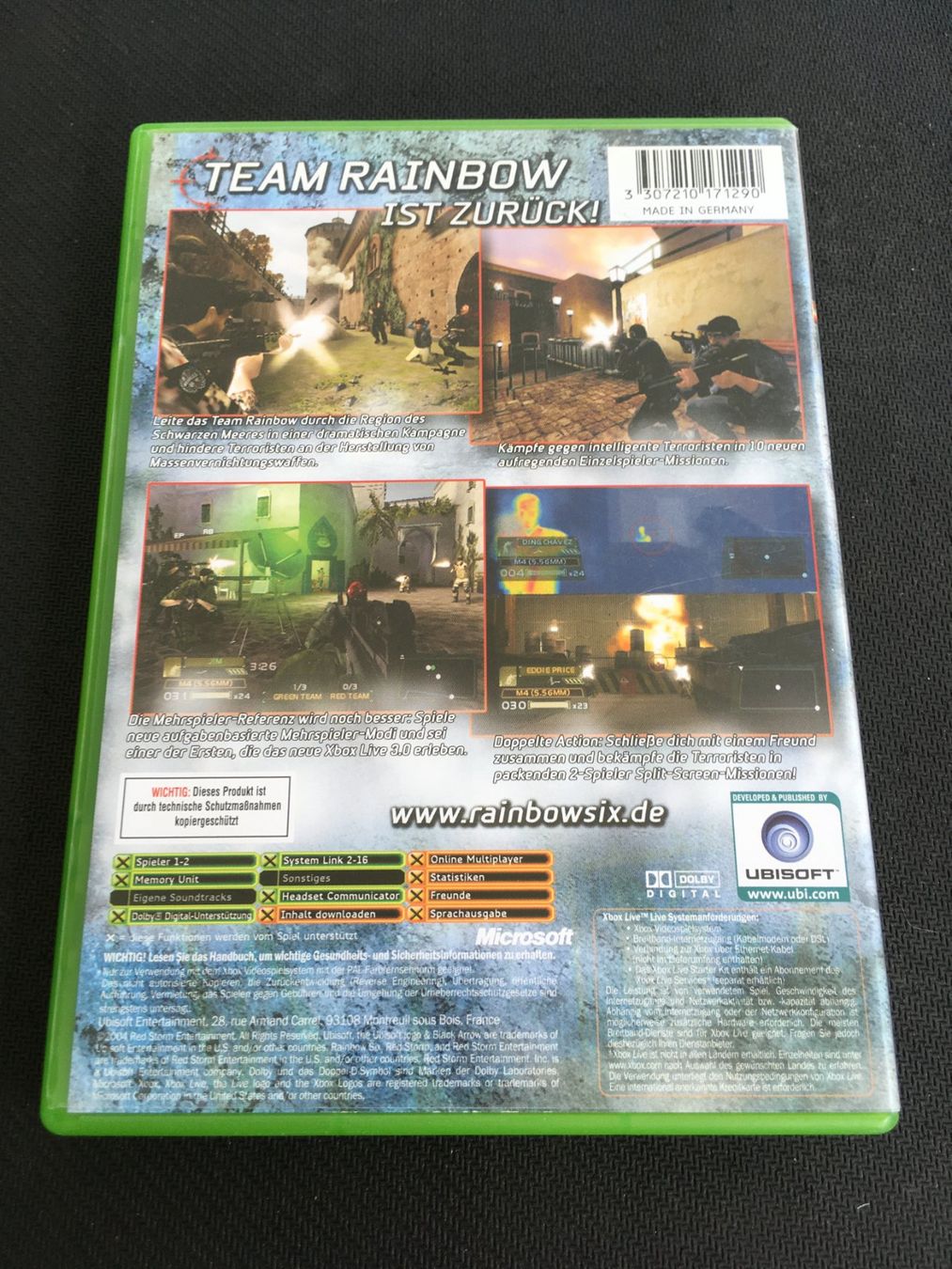 Microsoft Spiele: Rainbow Six 3 Black Arrow - Xbox – Gebraucht aus St.Gallen von sjosjo 1