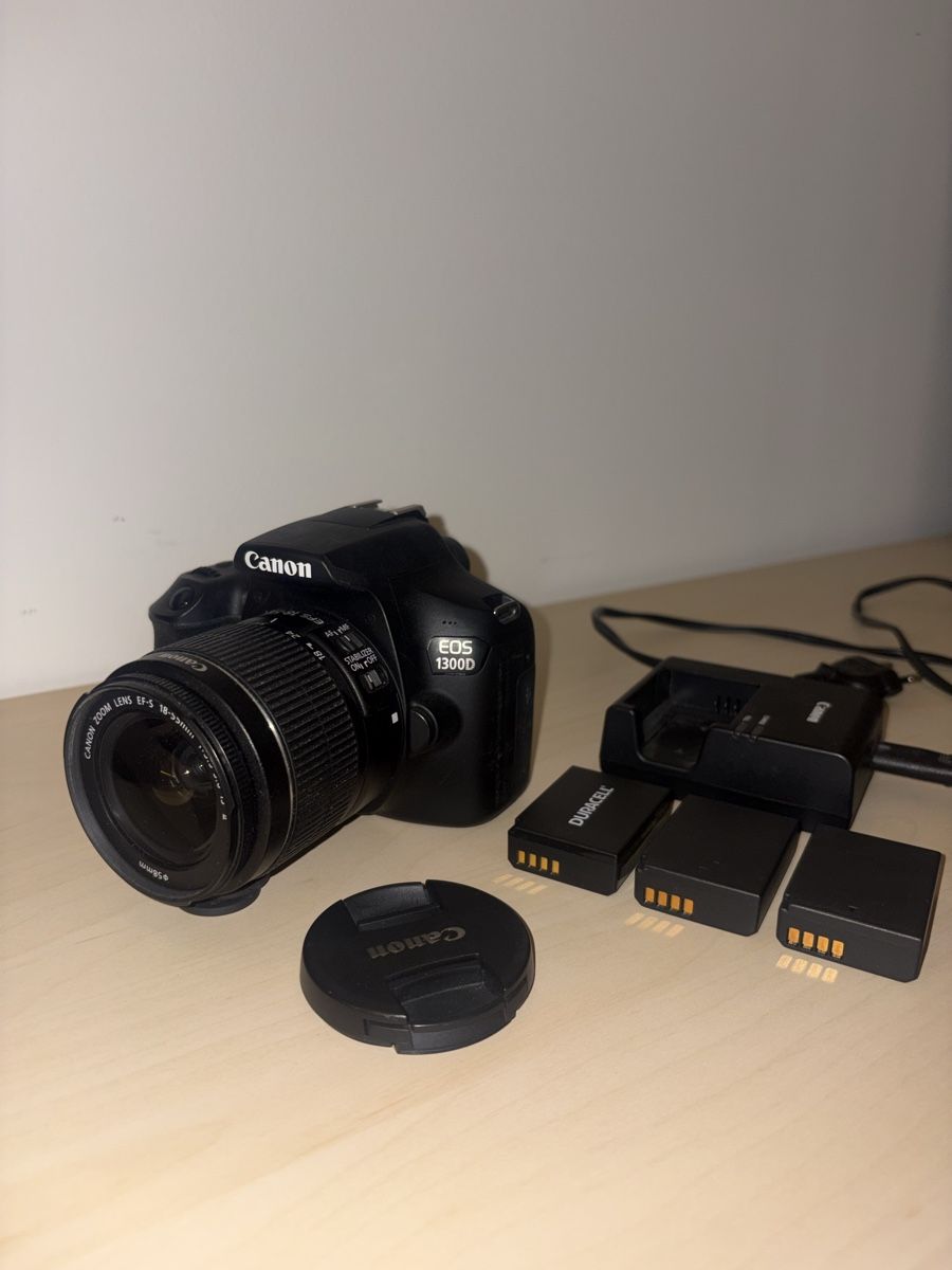 Canon Kamera: Canon EOS 1300D + lens/objectif+ 3 batteries – Gebraucht aus Chardonne von max_gnd9