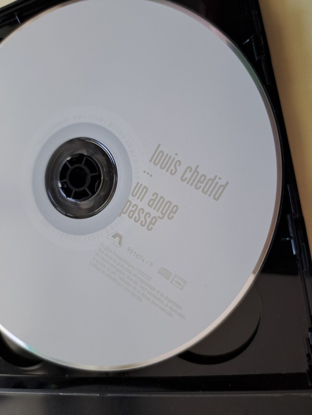 CDs: Cd Louis Chedid - Un ange passe  – Gebraucht aus Pully von bro_n52j 1