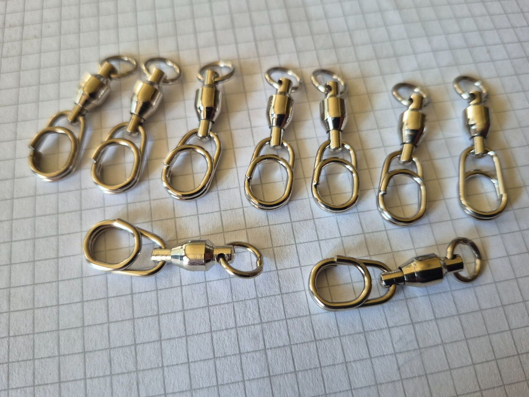 Esche: 9x Schnellwechselwirbel Sprengring – Nuovo e nell'imballaggio originale da Bigenthal venduto da FSB1