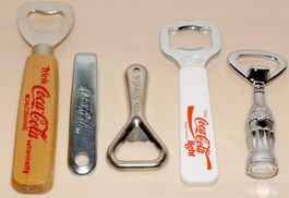 5 Coca-Cola Flaschen-Öffner