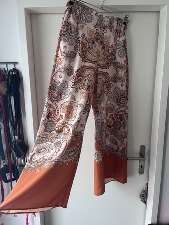 Pantalon fluide à motifs bohème, idéal pour l'été! Taille 44