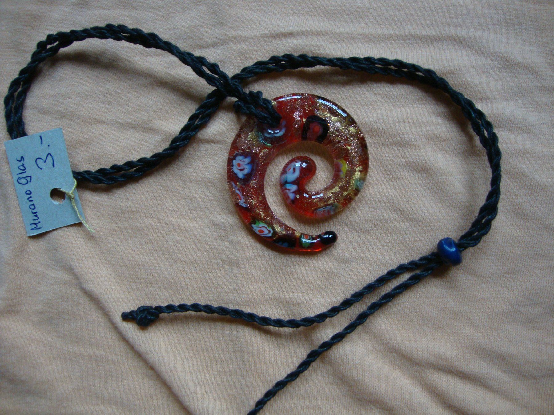 Murano Ciondoli: Murano- Glas Anhänger im Klimt-Styl – Nuovo (secondo la descrizione) da Laufen venduto da ereli 1