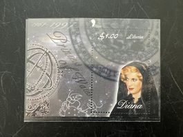 Princess Diana Liberia Block **  (A487)