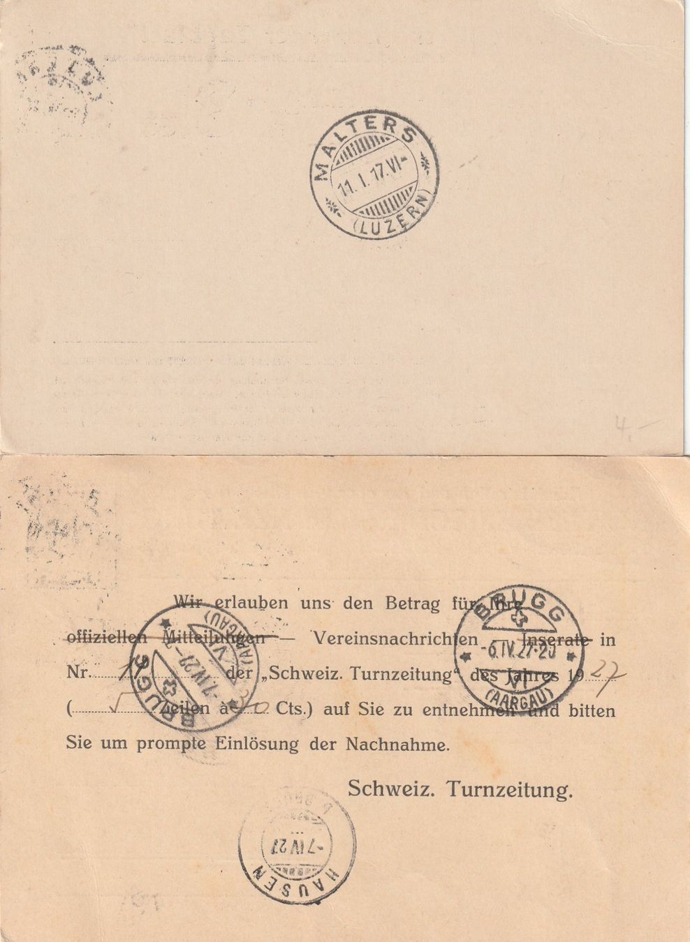 Cartoline postali: 10 verschieden antike Postkarten – Usato da Rupperswil venduto da Ema10 1