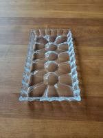 Vintage Glas Schale, Servierplatte