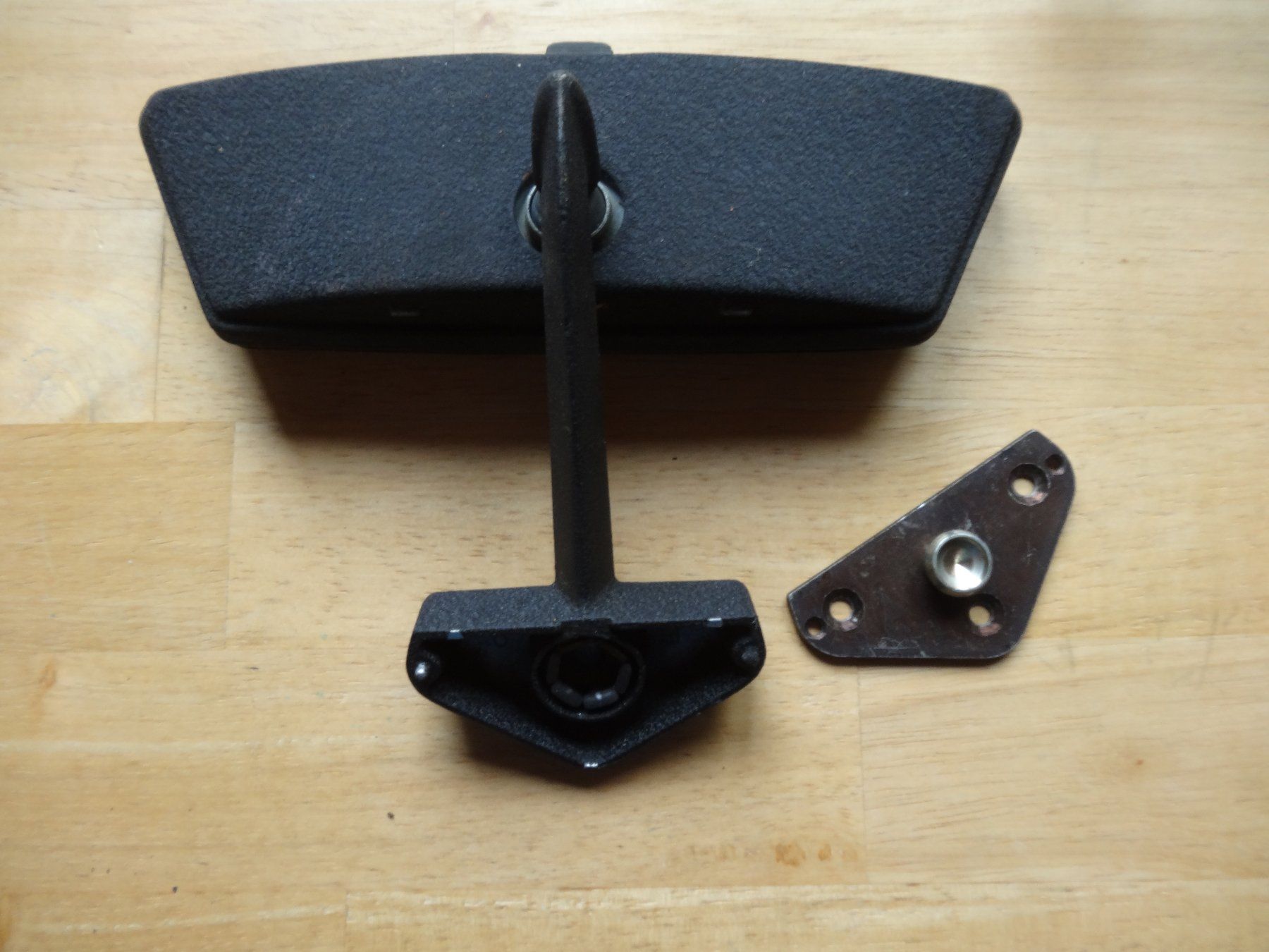 Alle Autoersatzteile: rétroviseur antique d'intérieur avec support de fixation – Gebraucht aus Rebeuvelier von falcon58 1