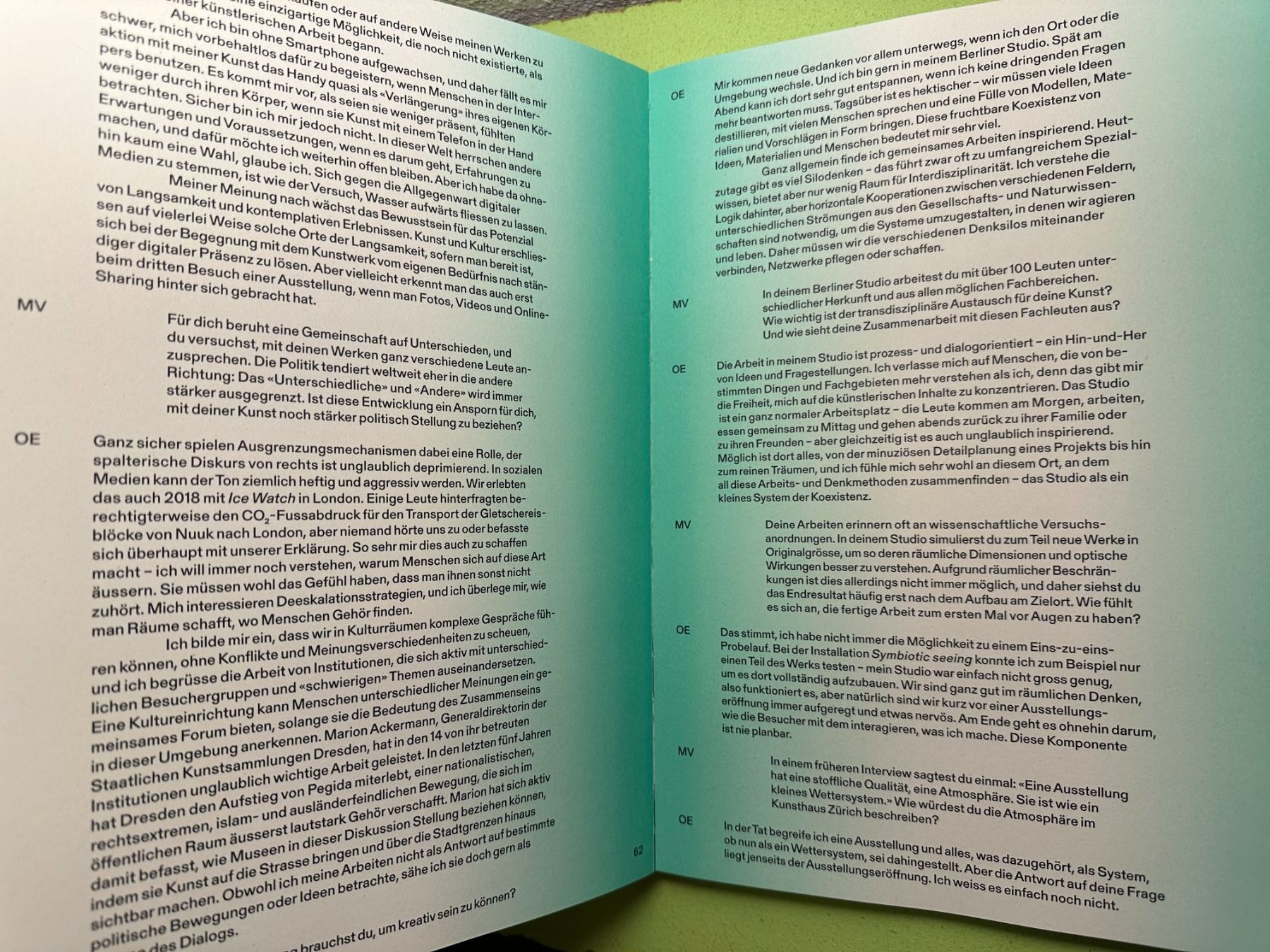 Libri: Olafur Eliasson: Symbiotic Seeing. – Usato da Zürich venduto da allp 6