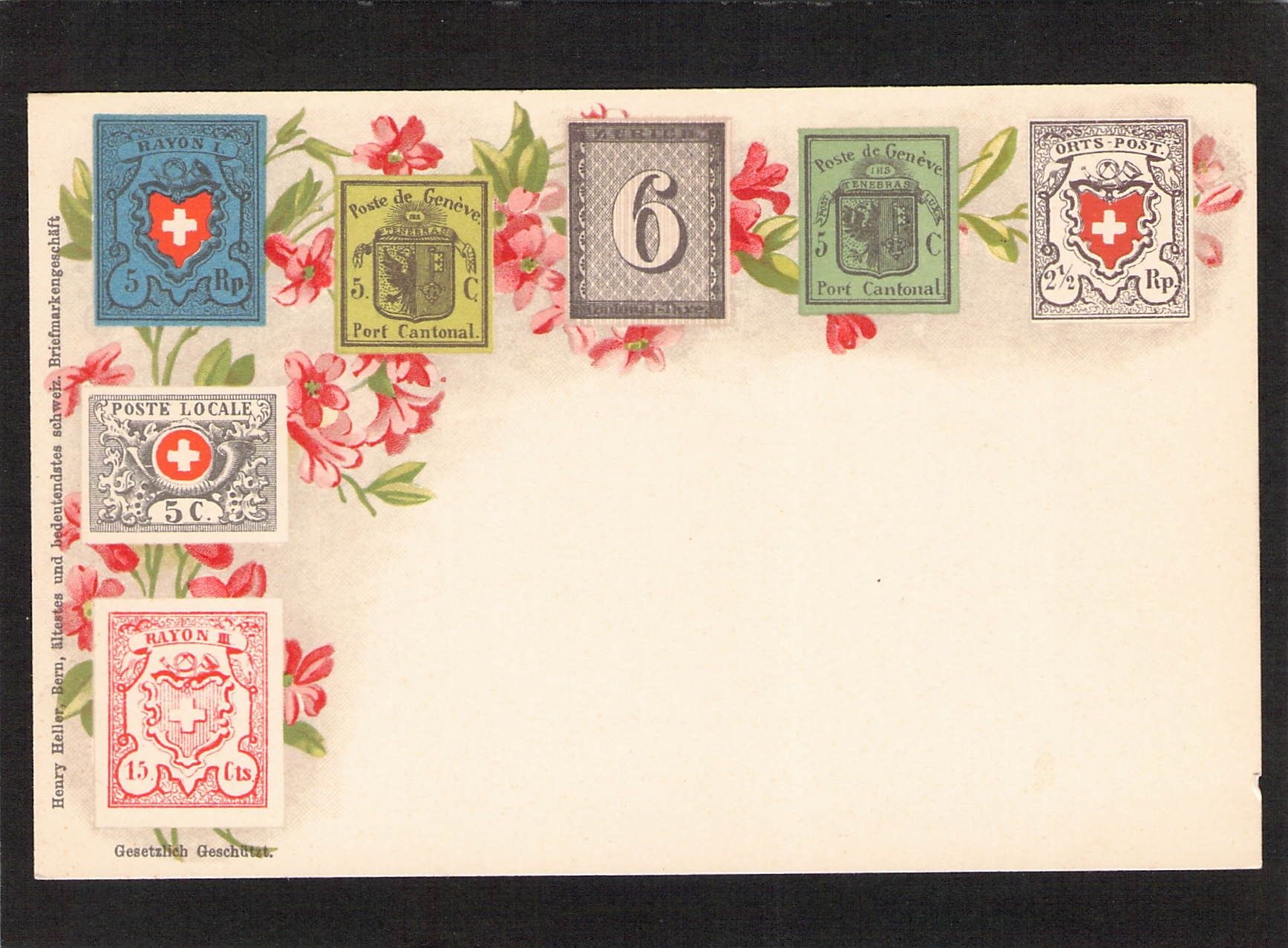 Cartoline postali: AK Briefmarkensprache – Usato da Reichenburg venduto da Pipo-67