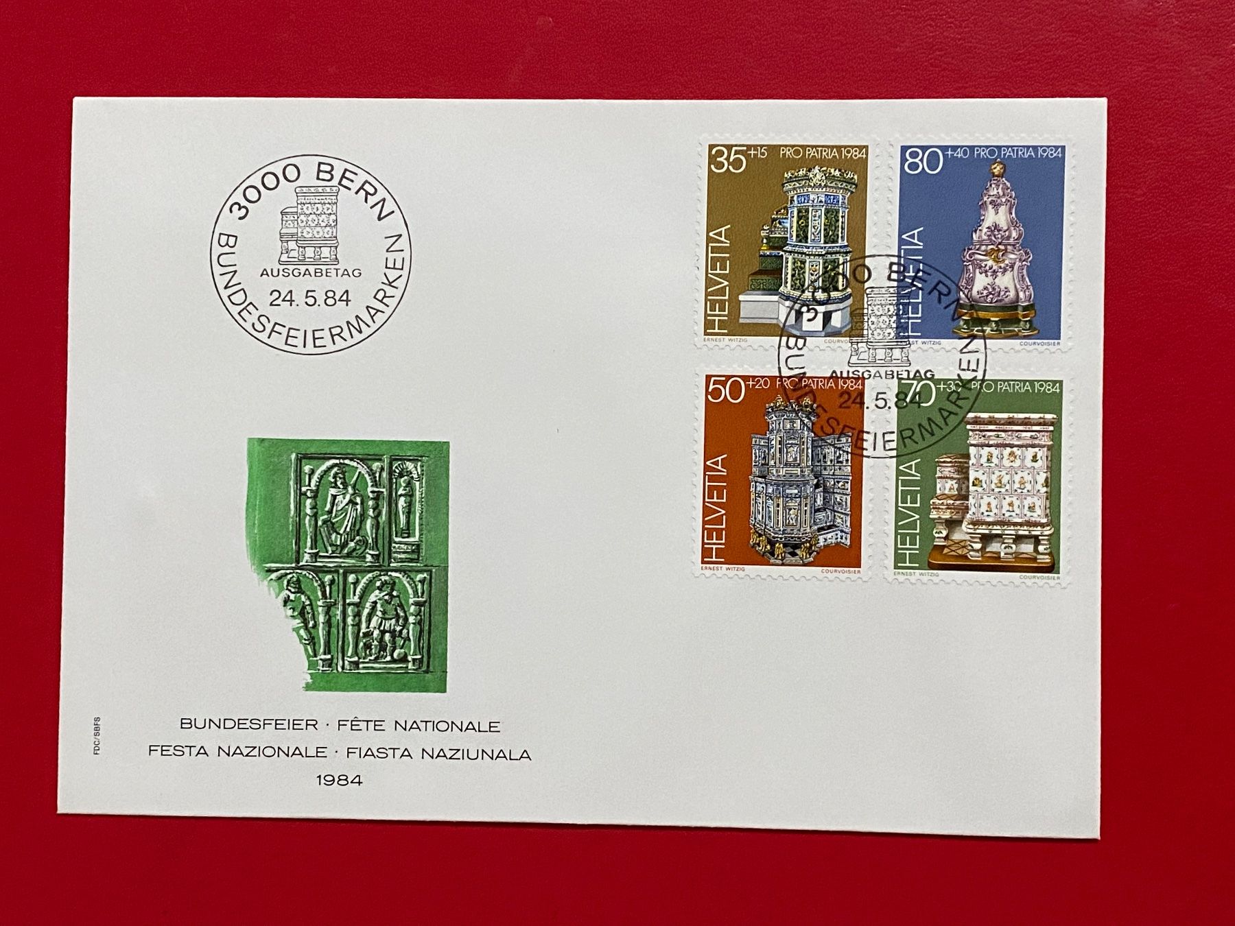 Tutti i francobolli: FDC - Fête Nationale Suisse – Usato da Petit-Lancy venduto da Solcarm 8