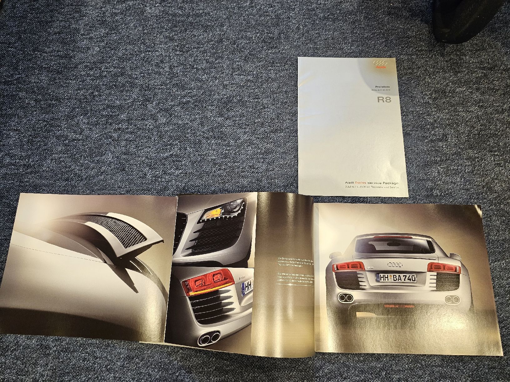 Audi Documenti: AUDI R8 Prospekt mit Preisliste – Usato da Steffisburg venduto da RnPerformanceShop 4