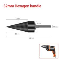 NEU 😊32mm Holzspalter Bohrer Spaltwerkzeug für Hammer Drill