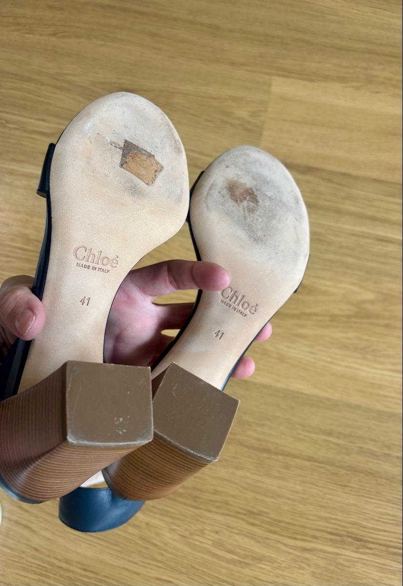 Chloé Scarpe da donna: Chloé Leder Sandalen Heels – Nuovo (secondo la descrizione) da Baden venduto da Tiffany6878 3