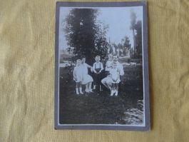 Antikes Foto Portrait von einer Familie - 1927