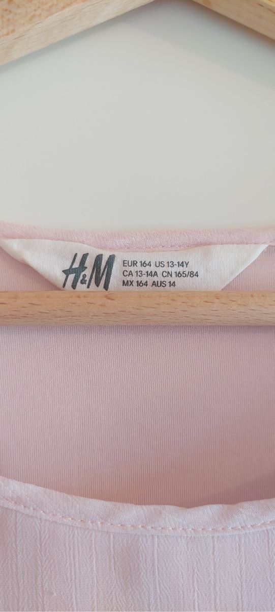 H&M Tops: Top rose ample 164 – D'occasion à Épalinges par lola_vp_99 1