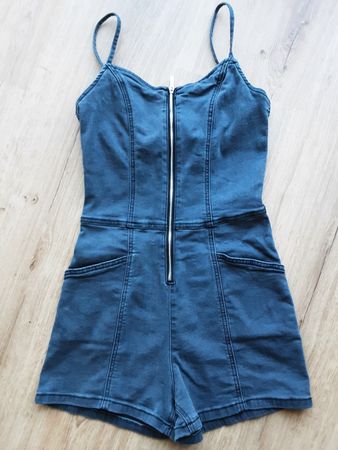 Jeans Jumpsuit, Grösse XS,Reissverschluss vorne, Sommer!