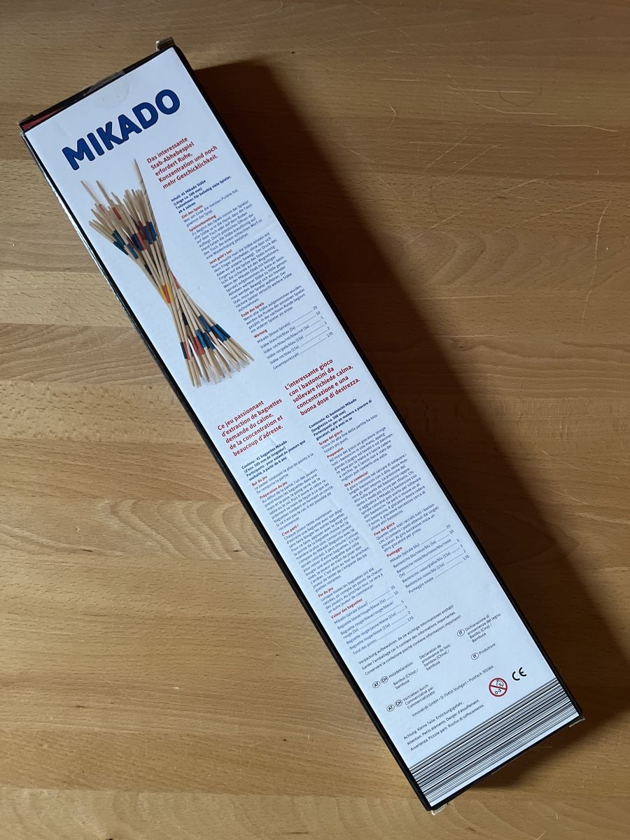 Giochi: Grosses MIKADO-Spiel / NEU – Nuovo e nell'imballaggio originale da Kirchberg BE venduto da Bergdorf16 4
