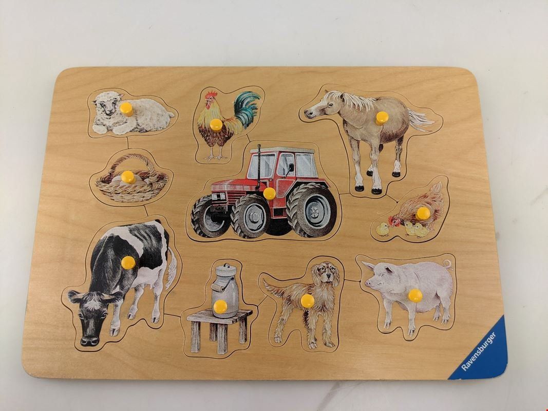 Ravensburger Puzzles: RAVENSBURGER | Rahmenpuzzle | Bauernhof – Gebraucht aus Wittenbach von