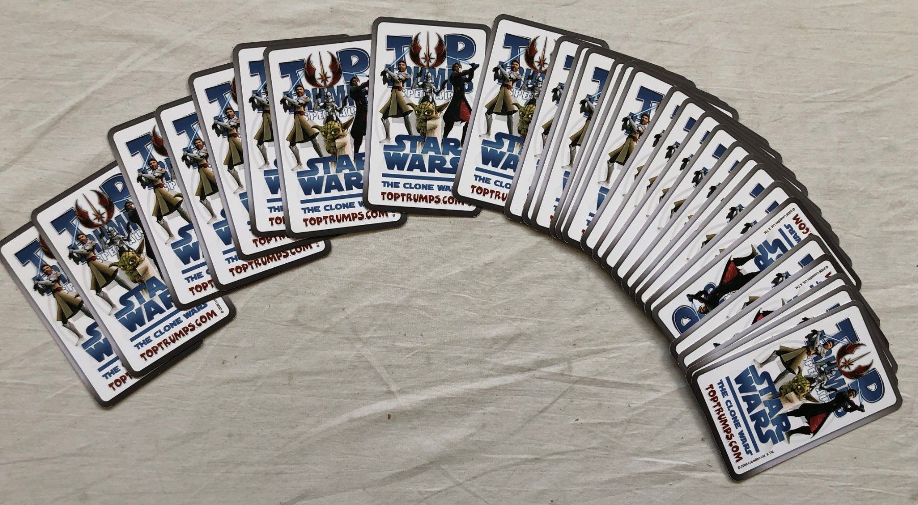 Spiele: TOP TRUMPS - Quartett - STAR WARS - THE CLONE WARS – Gebraucht aus Schaffhausen von  3