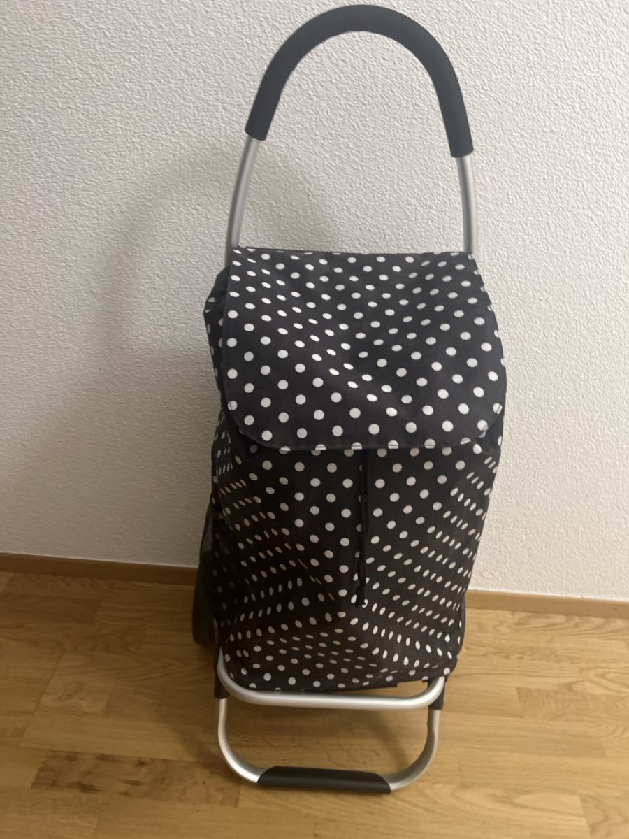 Altro per la casa: Einkaufstrolley Polka Dots schwarz, ungebraucht  – Nuovo (secondo la descrizione) da Uznach venduto da Apuutze 1