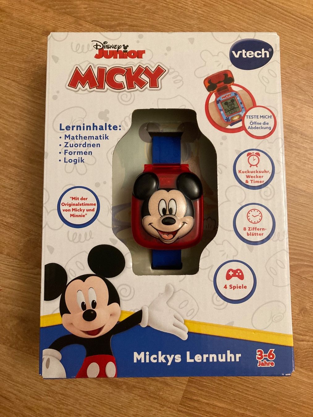 Disney Orologi: Disney Mickys Lernuhr  neu – Nuovo e nell'imballaggio originale da Emmenbrücke venduto da JJ_89