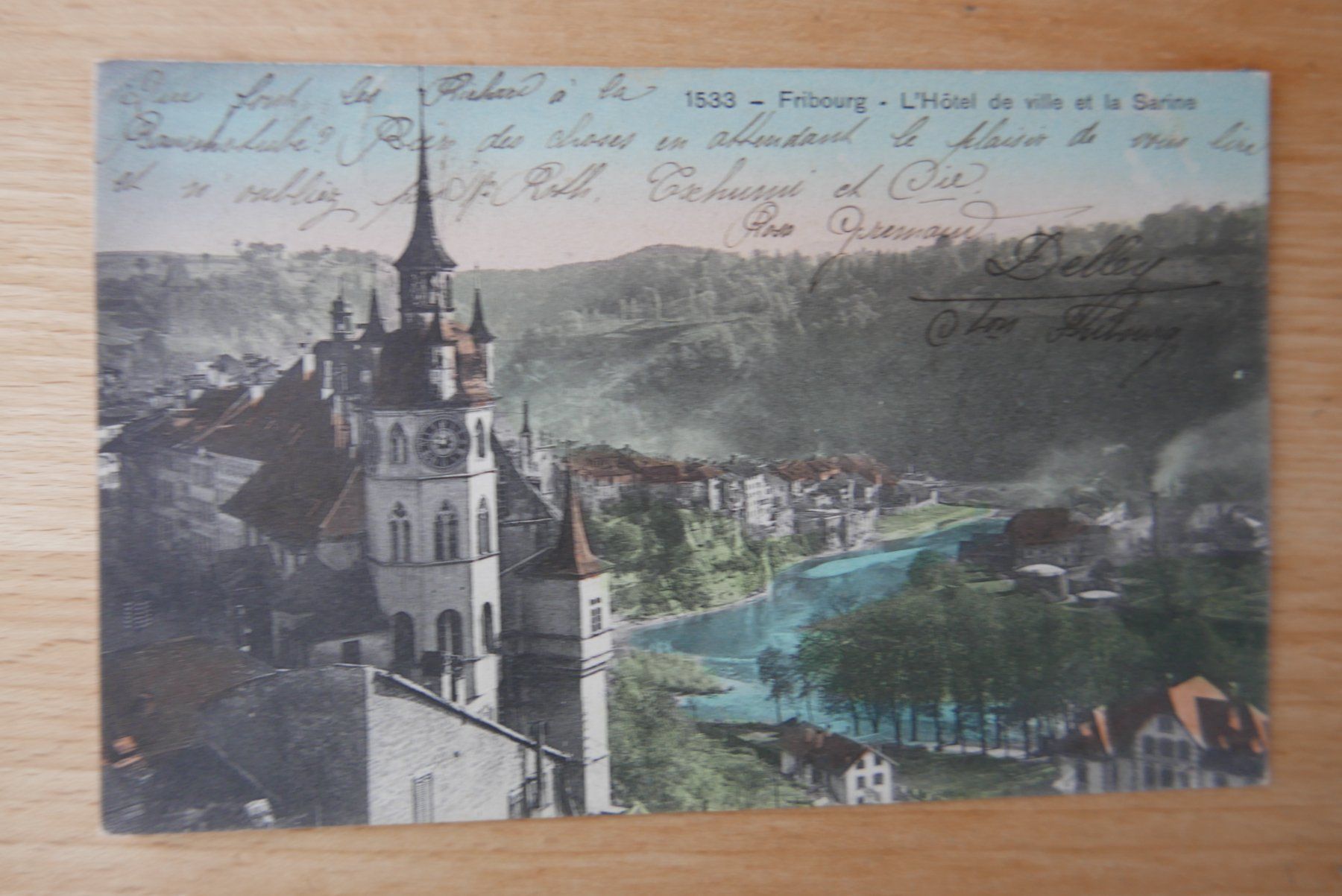 Cartes postales: A.K. Fribourg 1909 – D'occasion à Rotkreuz par nigal 2