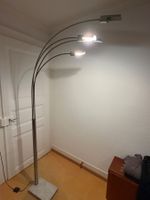Superbe lampe arc en métal brossé DESIGN - style de Guzzini