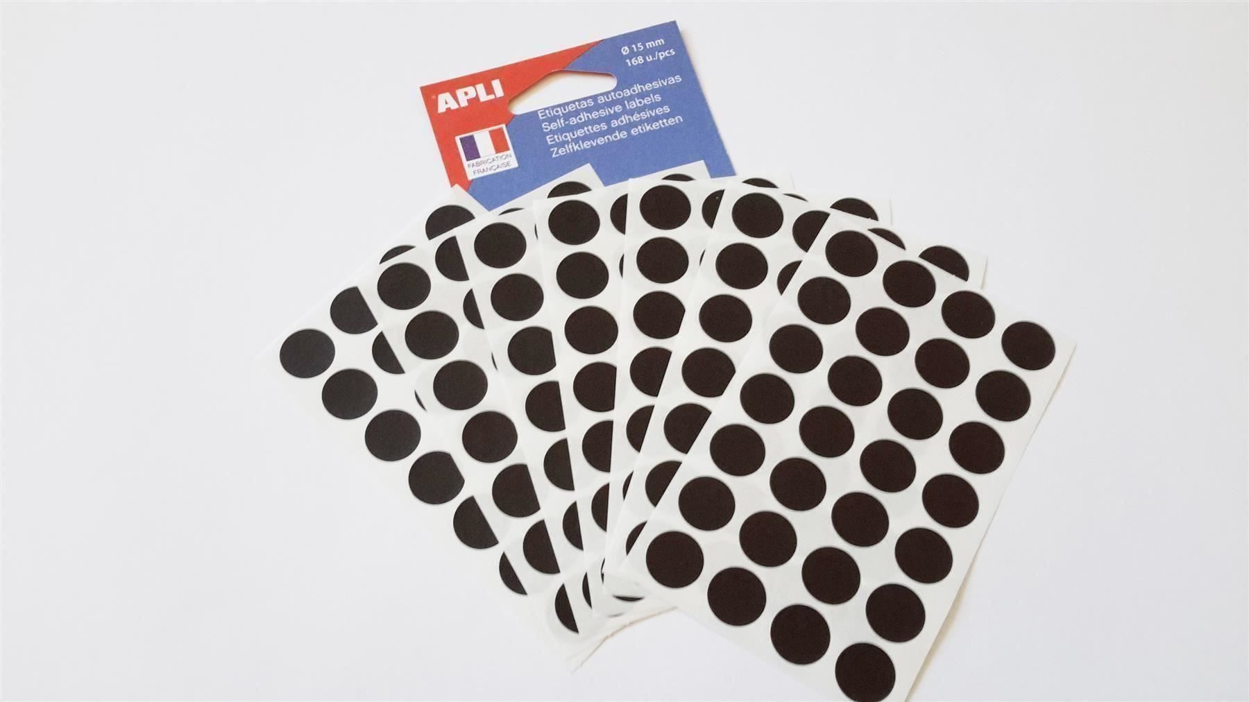 Sticker: Markierungspunkte, schwarz, 15mm, 168 St – Nuovo e nell'imballaggio originale da St. Gallen venduto da cointec 4
