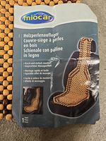 Miocar Holzperlen-Sitzauflage fürs Auto  Massageeffekt