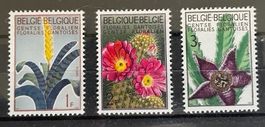 Belgien 1965 - Serie Blumen Komplett & Postfrisch**