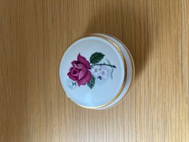 Boîte à bijoux vintage Bavière Rose, bordure dorée.🌸 (50)