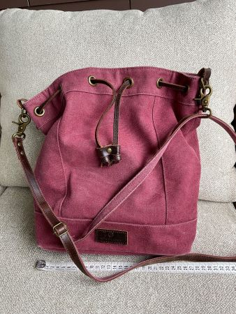 NORDLICHT Tasche Beuteltasche Bordeaux Rot
