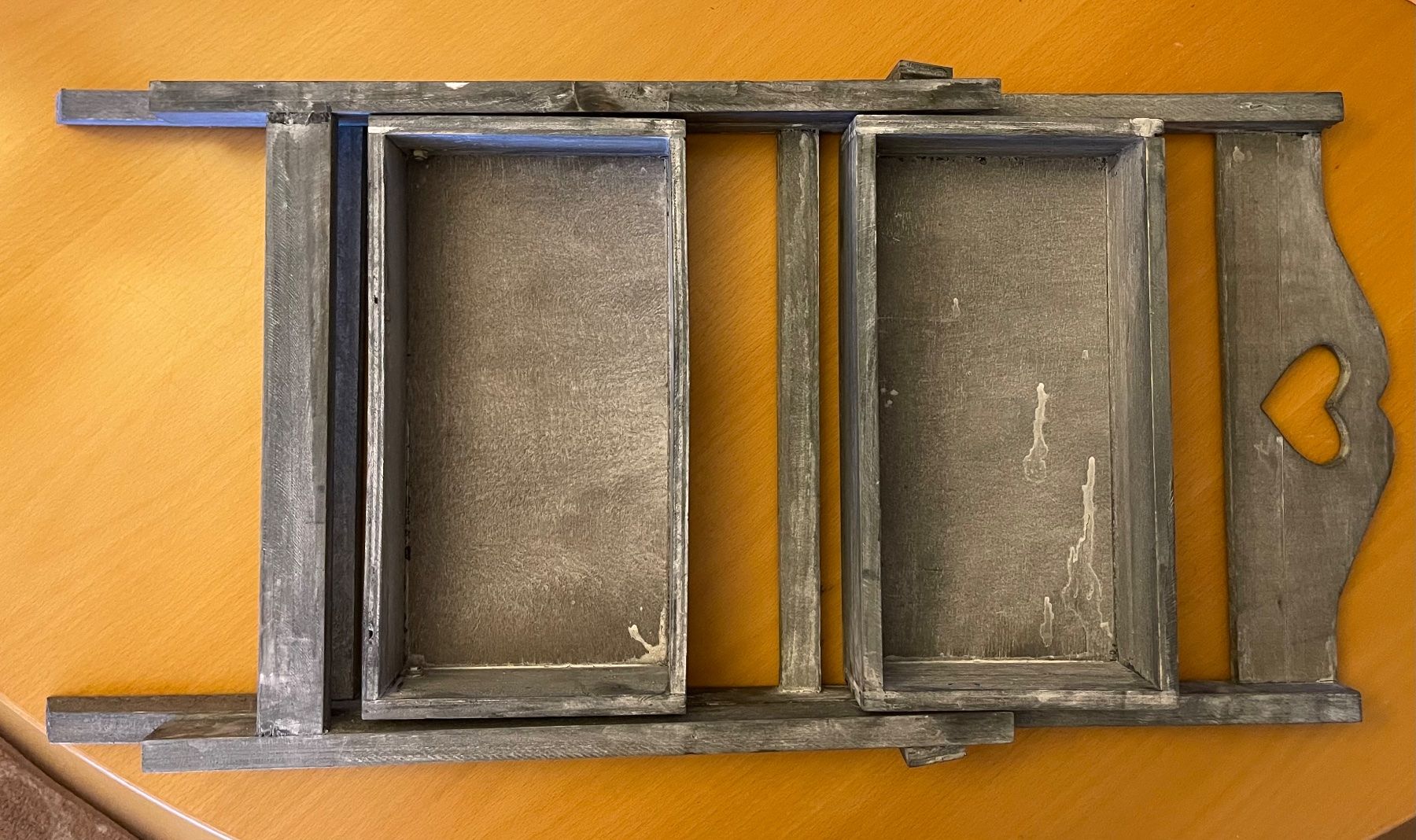 Sonstiges für Haushalt & Wohnen: Blumenständer klappbar grau 2 Pflanzenfächer Holz – Neu und originalverpackt aus Basel von Seifehuesli 4