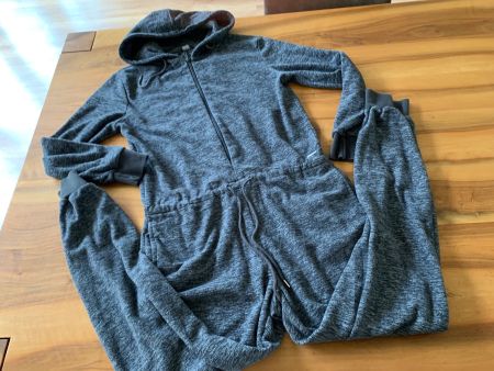 Bench Cosy Jumpsuit Overall Hausanzug Grau Melange 38 Top!