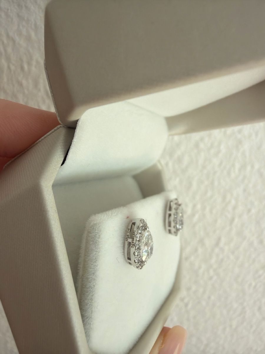 Orecchini pendenti & Orecchini a lobo: Diamant Ohrstecker über 1.5ct total – Nuovo (secondo la descrizione) da Zürich venduto da Pandainlondon 2