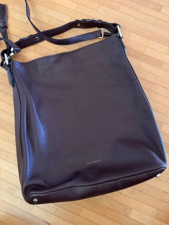 Coccinelle Leder-Handtasche dunkelbraun – sehr guter Zustand