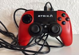 Atrix Wired Controller PS4 - Red 🎮