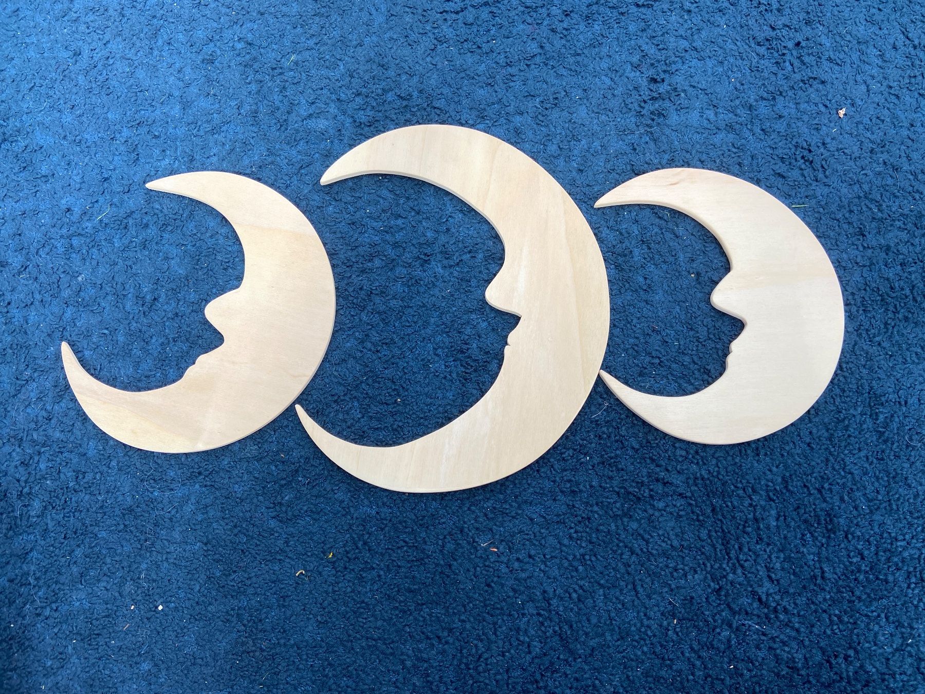 Bastelsets: Holz Mond Set – Neu (gemäss Beschreibung) aus Sirnach von SpeedyGT