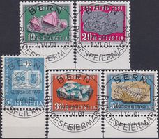 1961, B103-B107 +Ersttags-Vollstempel +TAB. Kat: 80.-++