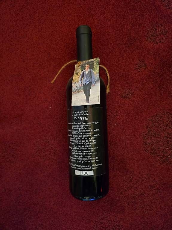Vino: bouteille à l'effigie de Michael Schumacher ''Farinet'' – Usato da Lonay venduto da ste_7ctm