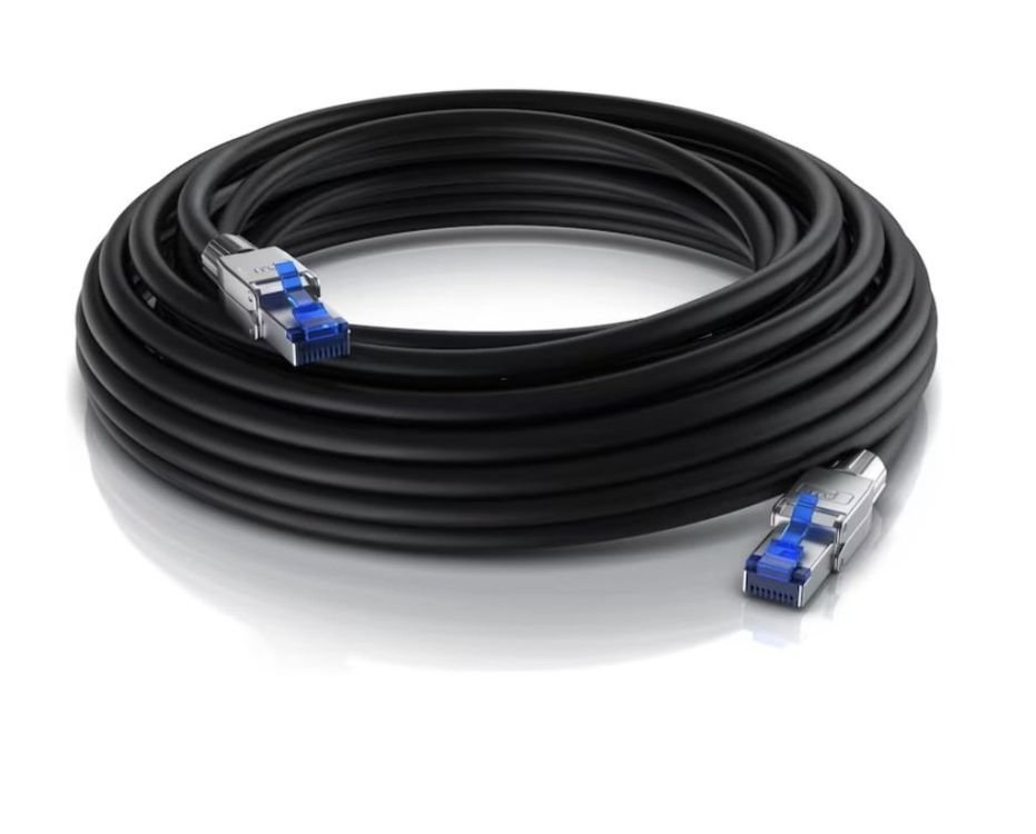 Cat8 Ethernet Gigabit Lan Câble Réseau (Rj45) Sstp 40Gbps 2000Mhz