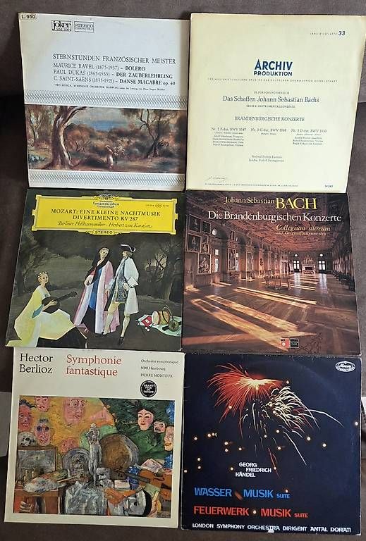 Dischi in vinile: Bach, Mozart, Händel – Usato da Locarno venduto da bru_st25