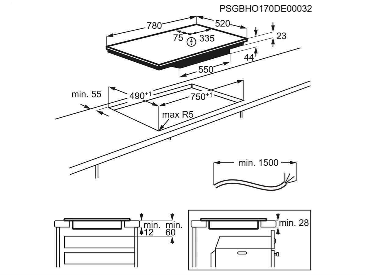 AEG Cucine: AEG IKB84431FB Induktions-Kochfeld – Nuovo e nell'imballaggio originale da Bottighofen venduto da zaap 4
