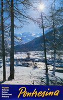 Originalplakat Pontresina ca. 1970