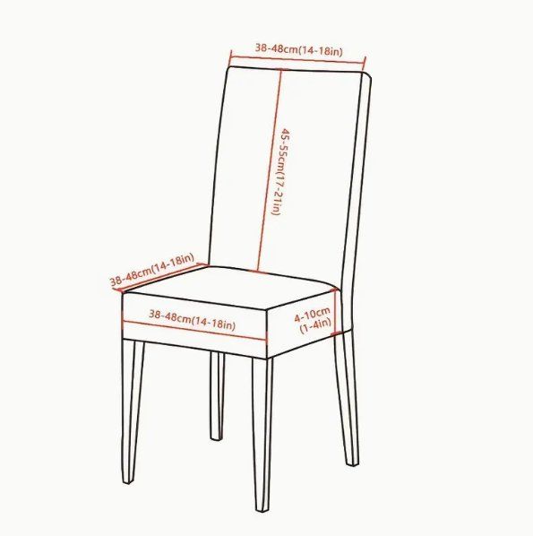 Set di tavolo e panche: 6x Stuhlhussen – Nuovo e nell'imballaggio originale da Amriswil venduto da Ravinvida 3