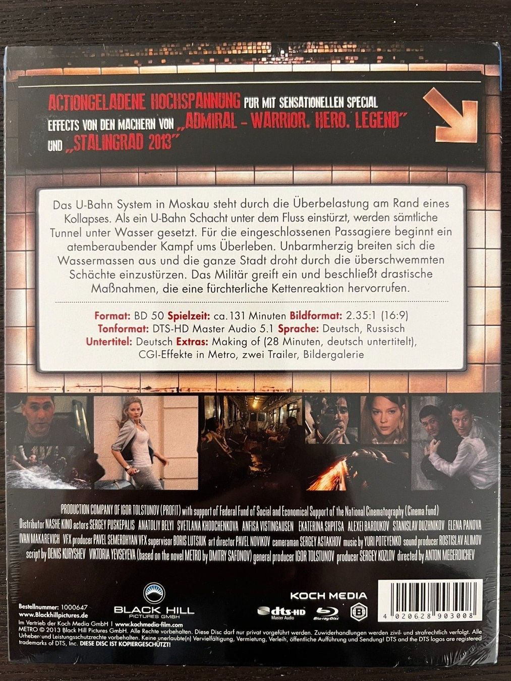 Tutti i DVDs: Metro Im Netz des Todes – Nuovo e nell'imballaggio originale da Zürich venduto da Blu-ray_ZH 1