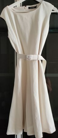 NEU Kleid Lauren Ralph Lauren creme Grösse M Size 8